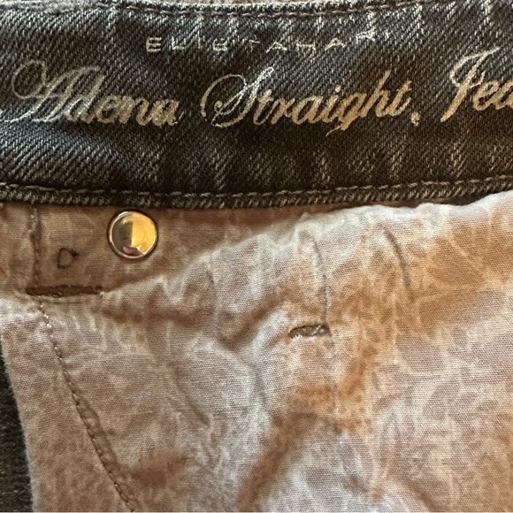 Elie Tahari Adena Straight Jean Women’s 8 Grey Wash Classic Fit - Picture 6 of 7
